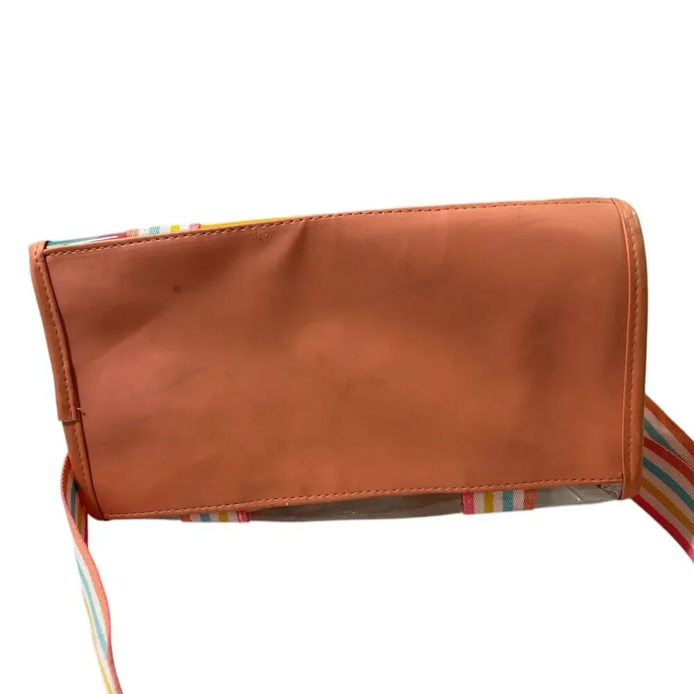 Disney Ariel Clear Crossbody Bag Rainbow Strap Pink Trim Adjustable Strap - Picture 11 of 16